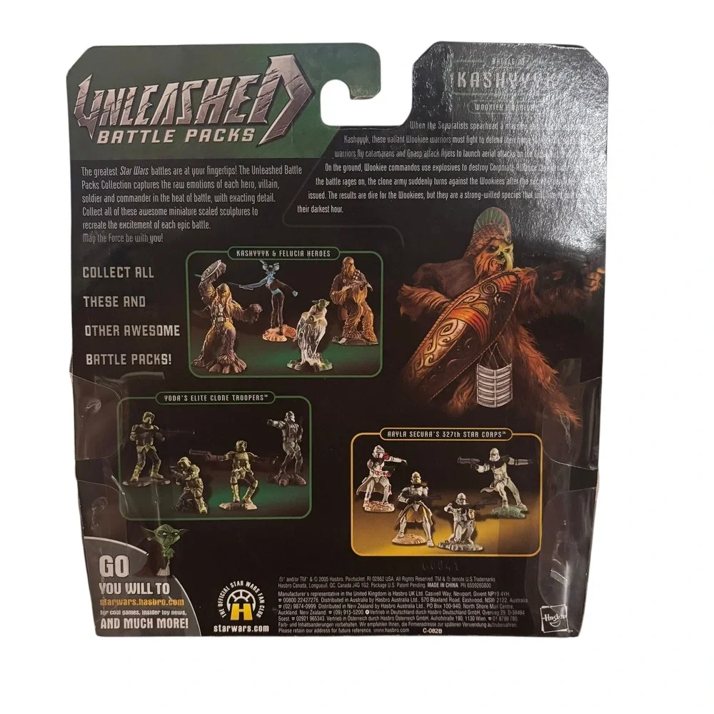 Star Wars Unleashed Battle Pack Kashyyyk Wookiee‎ Warriors Episode III New